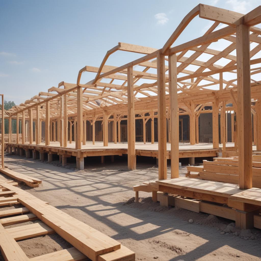 Строительство бани из клееного бруса и гостевых домов с полным циклом работ