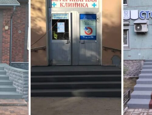 Облицовка бетонных лестниц