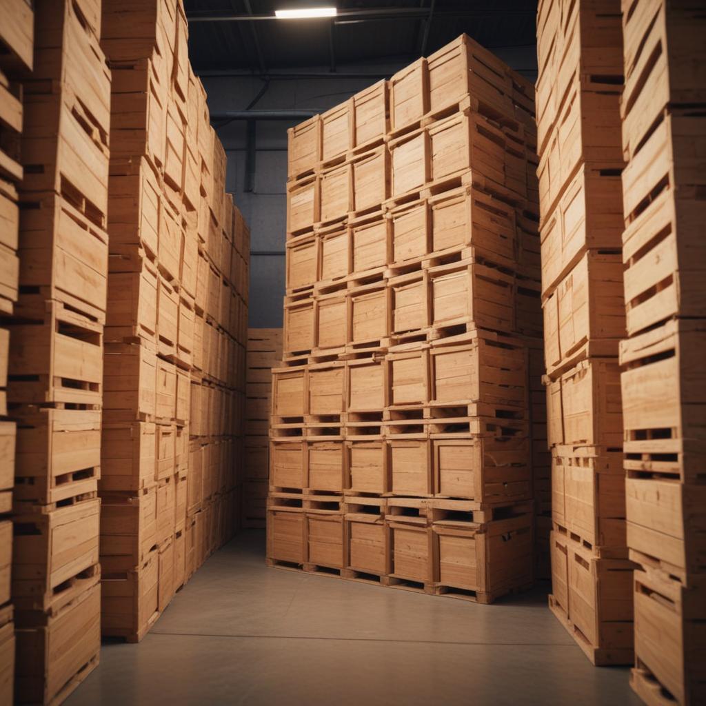 Фанерная тара для транспортировки и хранения