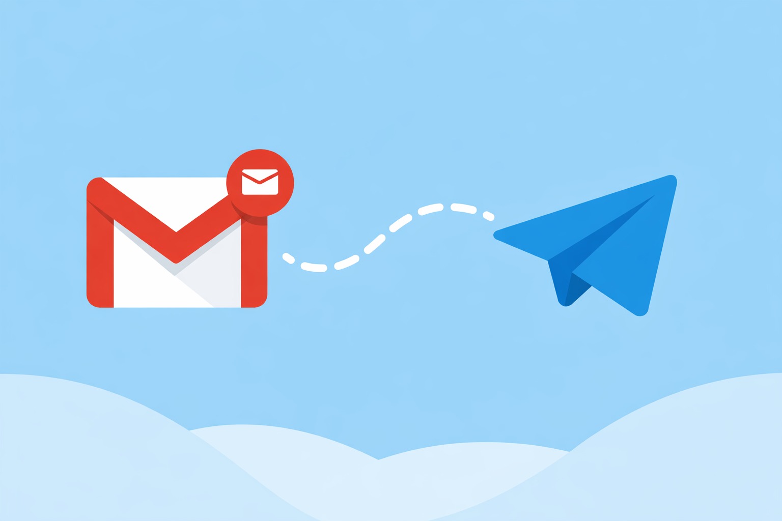 Как читать Gmail в Телеграме через официального бота. Фото.