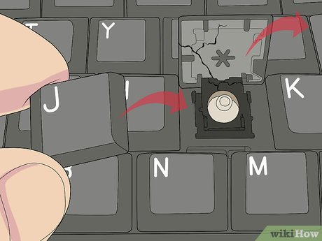 Step 4 Замените сломанную клавишу.